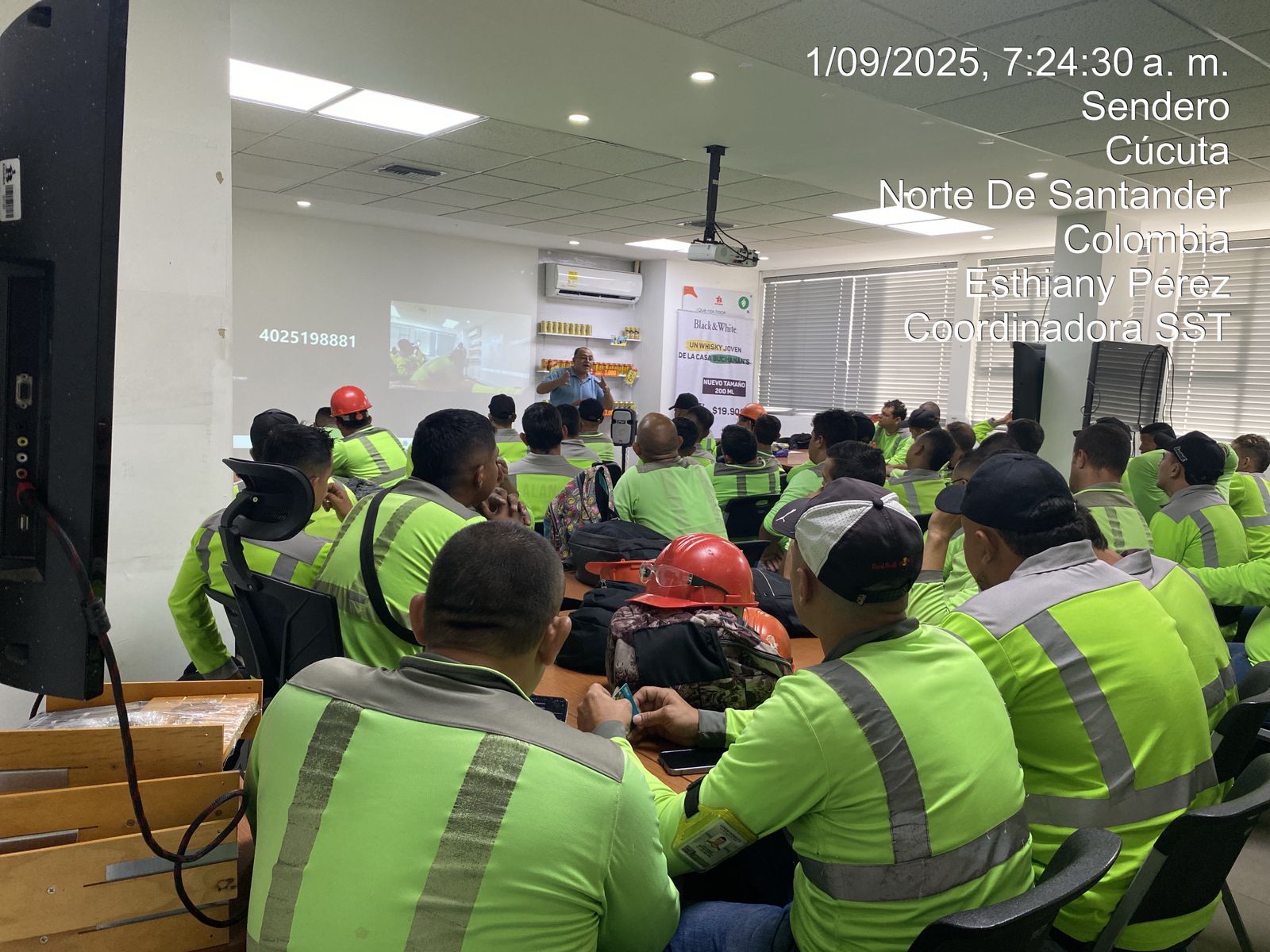 Evidencia de capacitación